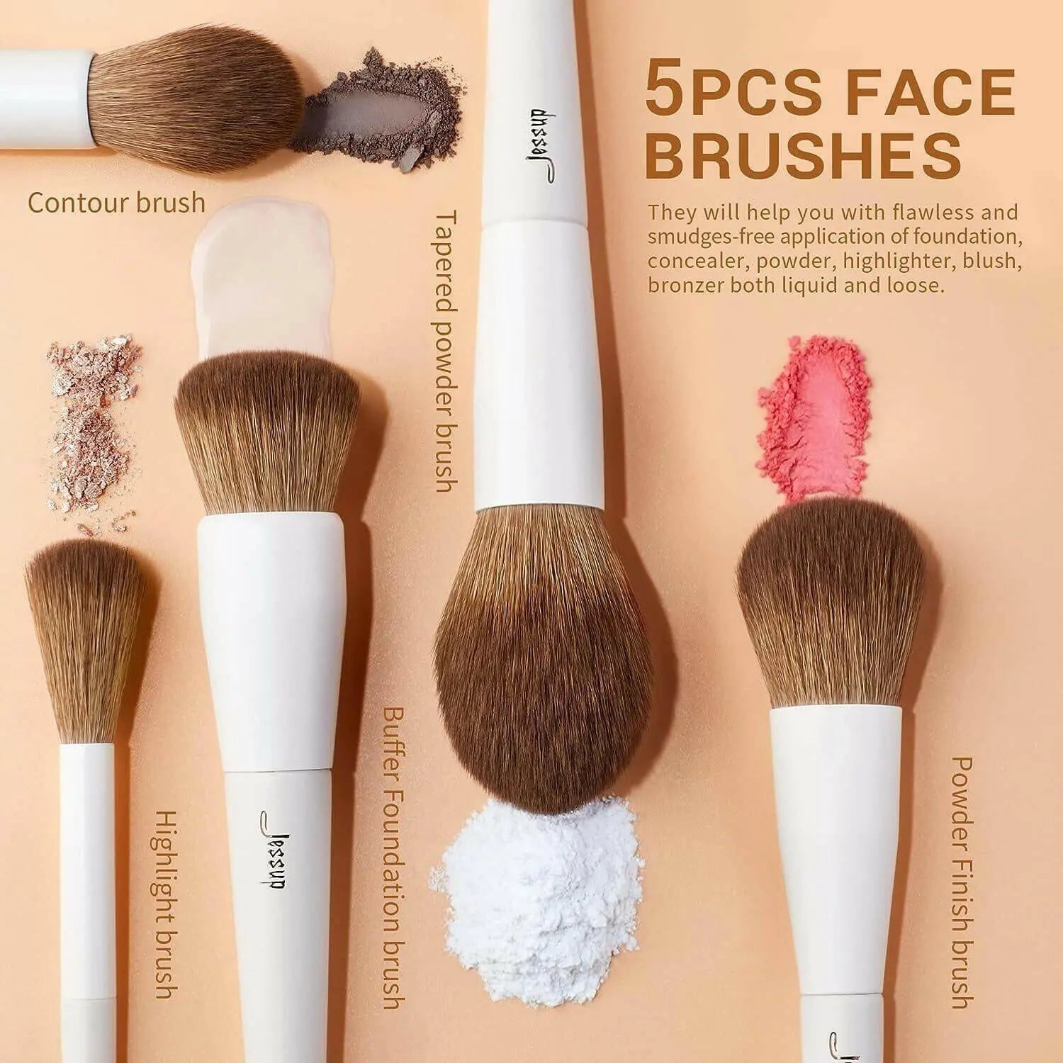 14pc Vegan Makeup Brush Set | Professional