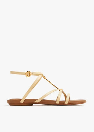 JACQUEMUS Sandals Les Sandales Pralu Plates Sandals Beige