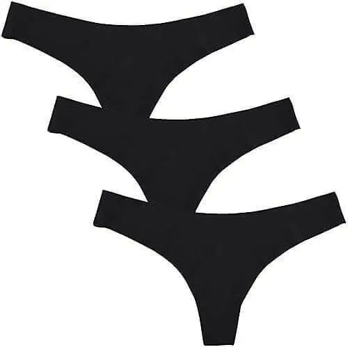 3-Pack Thong C String Underwear Seamless Women’s Thongs C String Panty