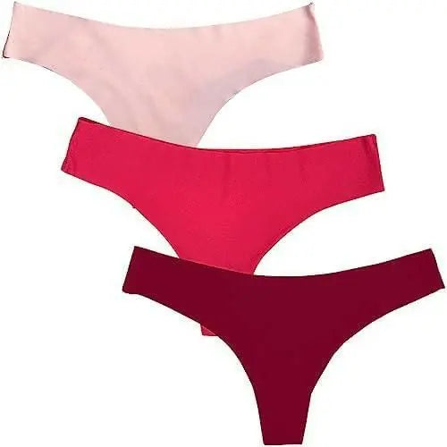 3-Pack Thong C String Underwear Seamless Women’s Thongs C String Panty