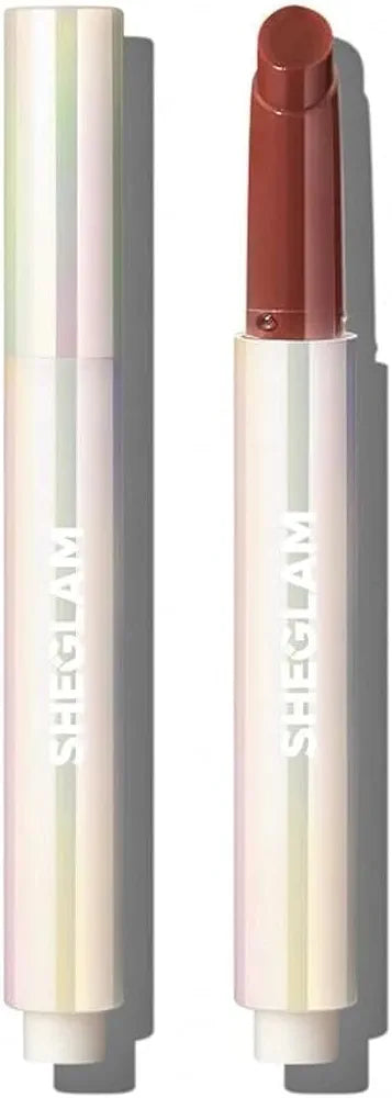 SHEGLAM Makeup - Pout- Perfect Shine Lip Plumper - Moisturizing Plumping Solid Lip Gloss Non-Stick Nourishing (Sepia Kiss)