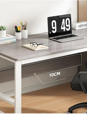 Multifunctional computer table and desk with 3 drawers, 120 cm