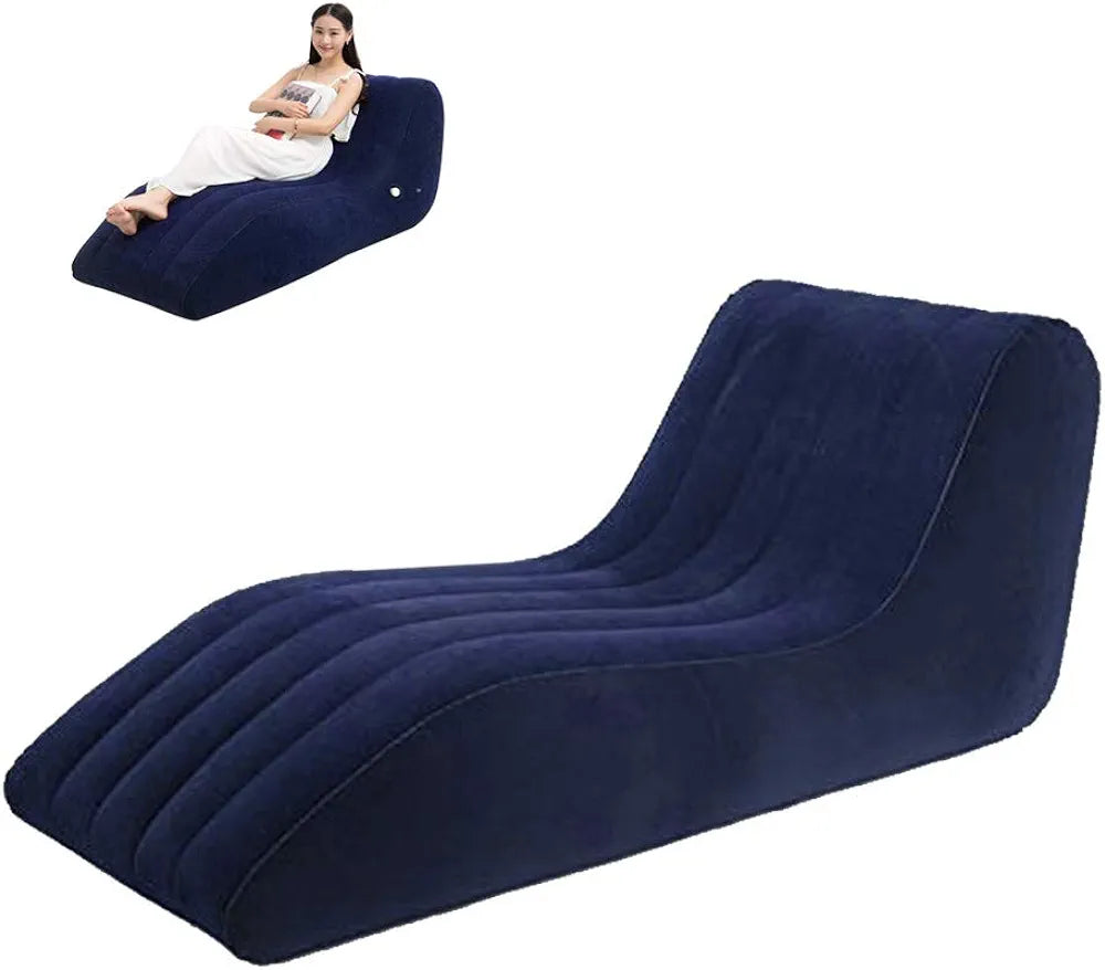 Inflatable Lounge Chair Sofa for Indoor Outdoor Travel Camping Hiking Backpacking