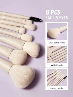 Sheglam brush and dip, Shiglam Pro Core Brush Set with Soft and Fluffy Bristles for Daily Makeup and Special Occasions