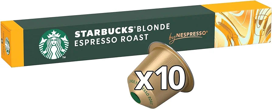 Starbucks Blonde Roast Espresso Capsules by Nespresso, 53 g