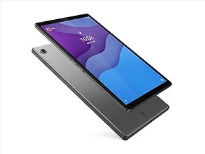 Lenovo Tab M10 HD 2nd Gen with Clear Case, 10.1 Inch HD Tablet, MediaTek Helio P22T 2.3GHz Processor,4GB RAM, 64GB Storage, Wi-Fi + 4G LTE, Android OS