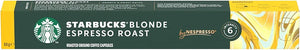 Starbucks Blonde Roast Espresso Capsules by Nespresso, 53 g