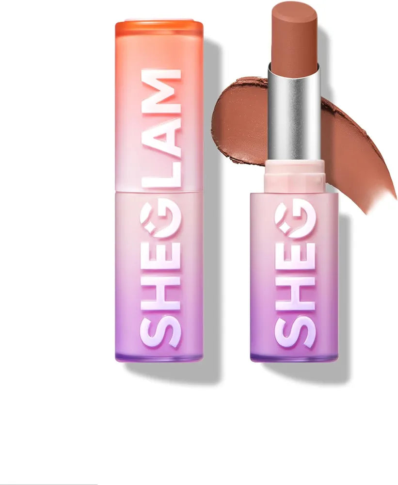 SHEGLAM Makeup - Dynamatte Boom Long-lasting Matte Lipstick - Transfer-proof Formula (Gotcha), Pack Of 1