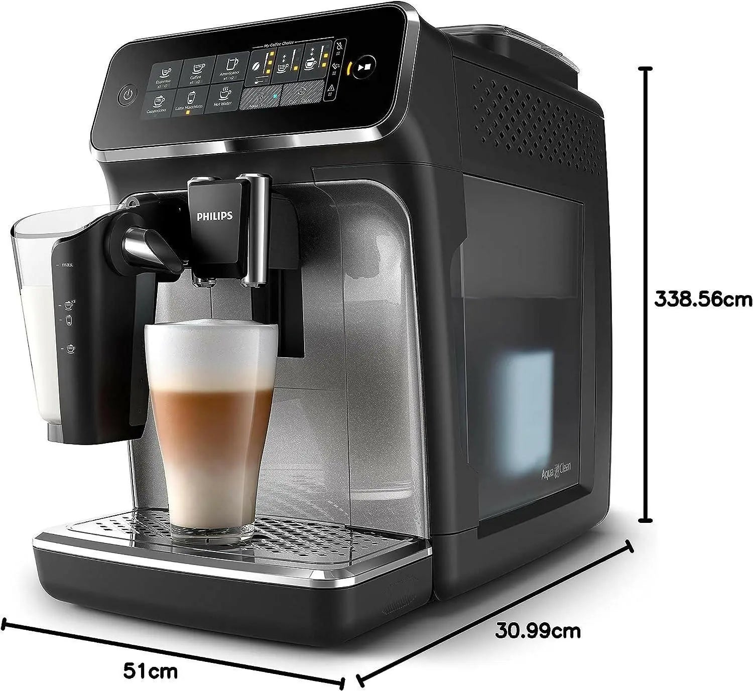 Philips Series 3200 Fully Automatic Espresso Machine, Ep3246/70 - Uae Version