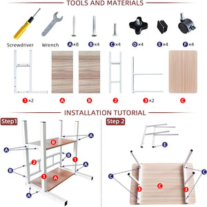 Adjustable Standing Desk, Small Desks for Small Spaces, Portable Laptop and Computer Desk, Bedroom Table, Sofa Desk for Home Office