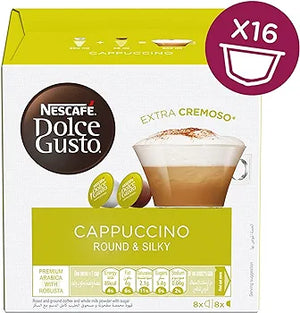 Nescafe Cappuccino Capsules by Dolce Gusto (48 capsules, 24 cups)