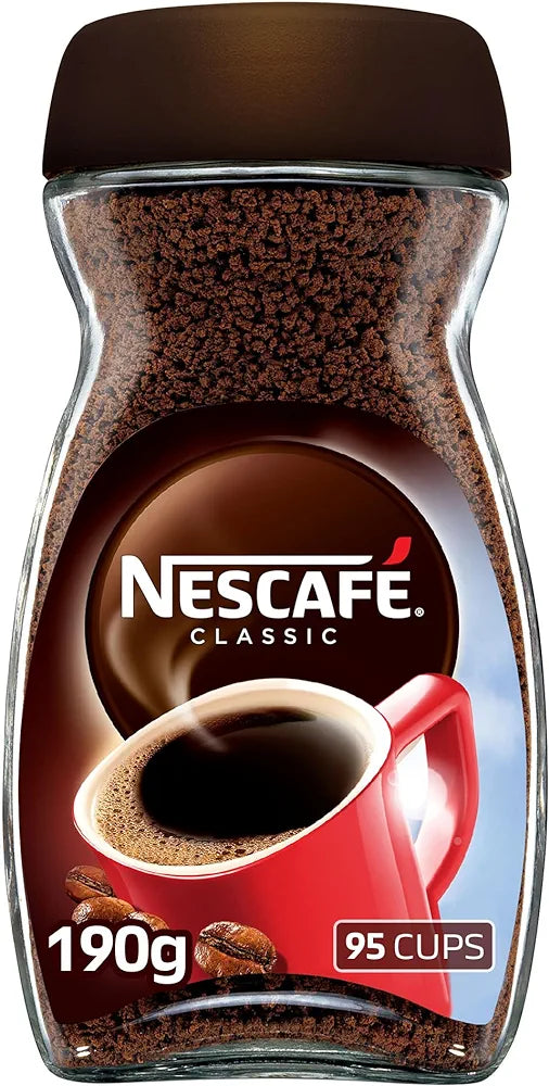 Nescafe Classic Instant Coffee Jar, 190 grams