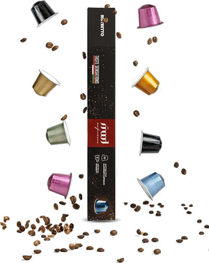 Mood Espresso - 90 Capsules 3 Flavors - Intenso, Ristretto, Organic Colombian
