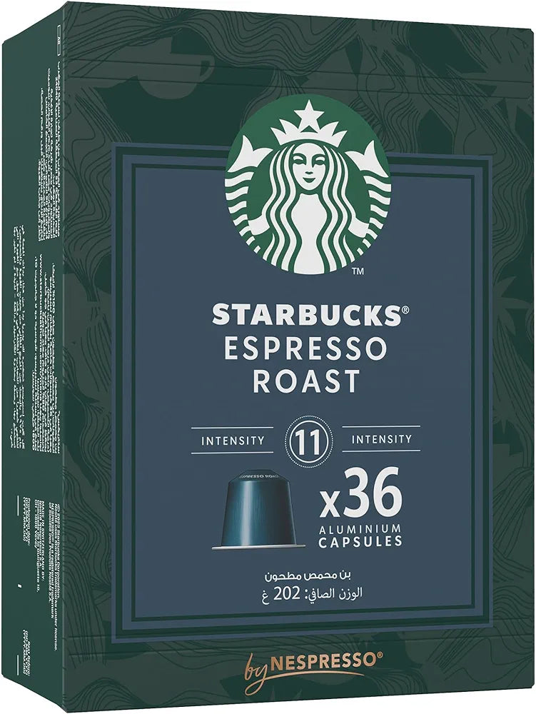 Starbucks Doubleshot Espresso Dark Roast By Nespresso Capsules (36 Capsules)
