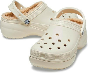 Womens Crocs Classic Platform Lined Clog