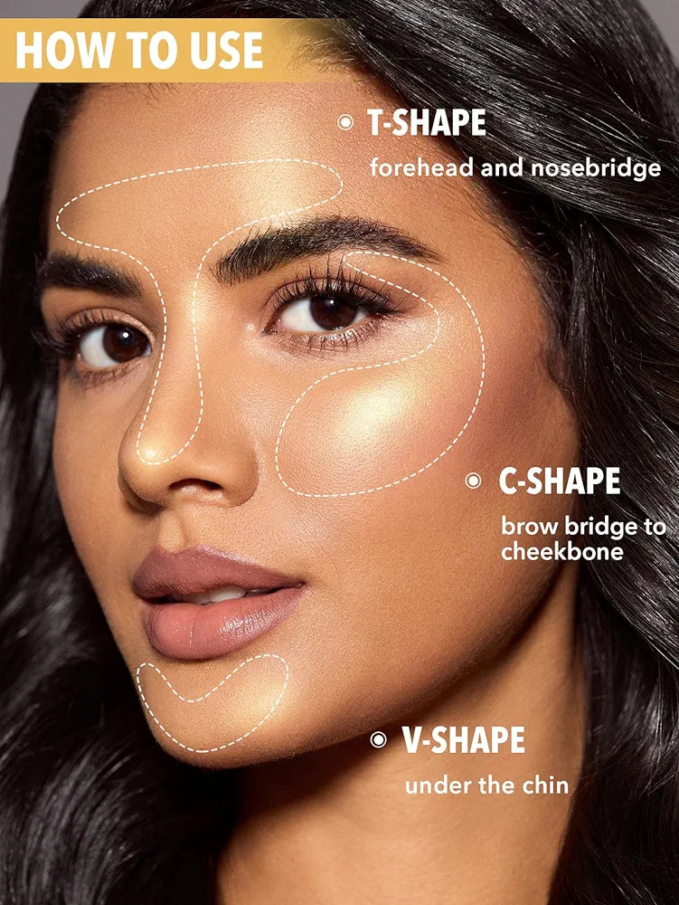 SHEGLAM Snatch 'n' Glow Stick - Cream Highlighter Makeup Stick Long Wear Brightening Non-Caking Highlighter Face Makeup (Vanilla Frost) Sheglam lunar glow highlighter