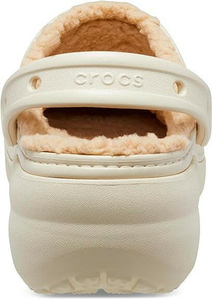 Womens Crocs Classic Platform Lined Clog