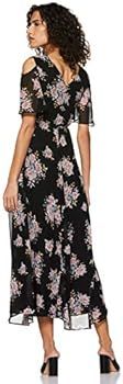 Evening Maxi dress, A-line dress in synthetic fabric
