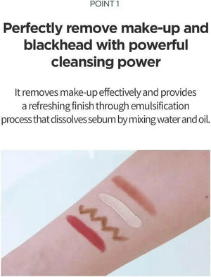 ANUA Heartleaf Pore Control Cleansing Oil Korean Facial Cleanser, Daily Makeup Blackheads Removal 6.76 fl oz(200ml)