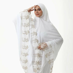 Abaya Two-Piece Muslim Dress for Islamic Prayer- Comfortable and Elegant Hijab Prayer Dress Set