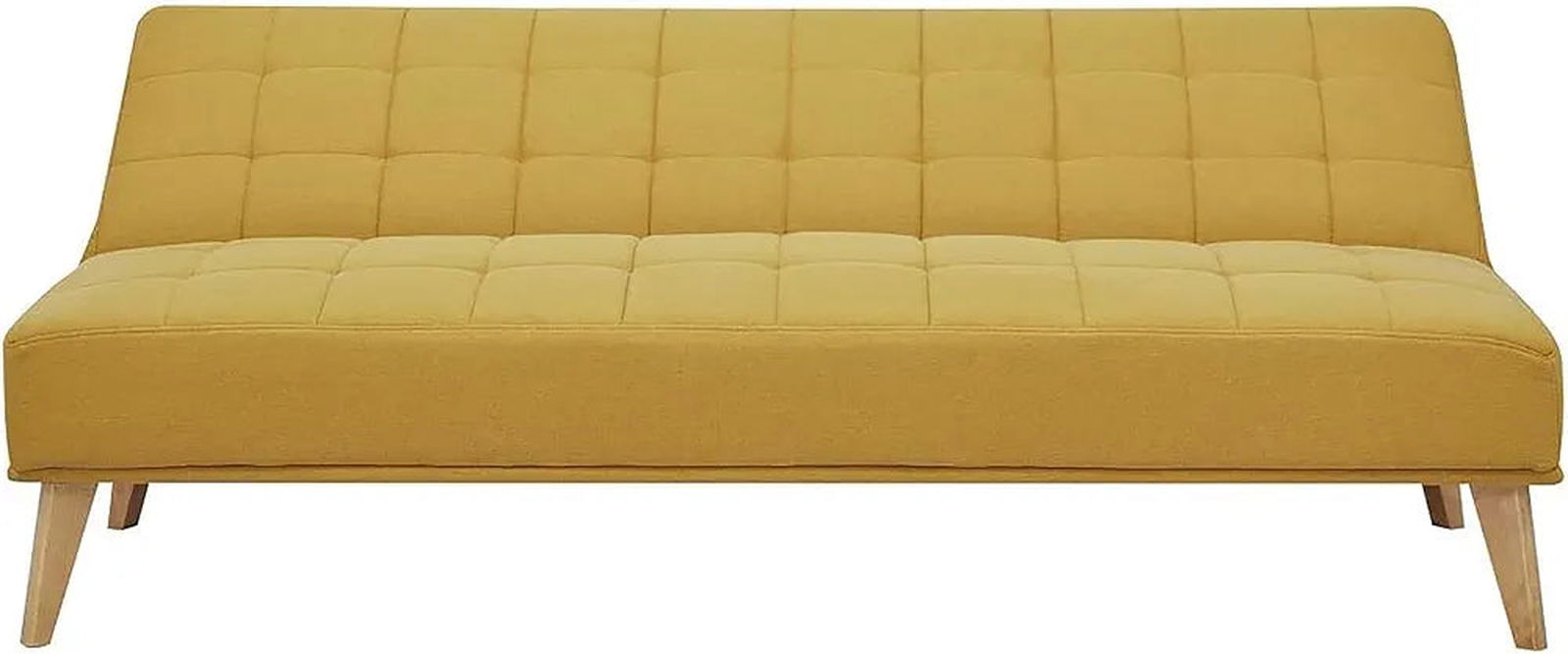 Adjustable Foldable Sofa for Living Room, Futon Sofa Bed, Convertible Sleeper Sofa with Tapered Wooden Legs, Modern Convertible Futon for Living Room