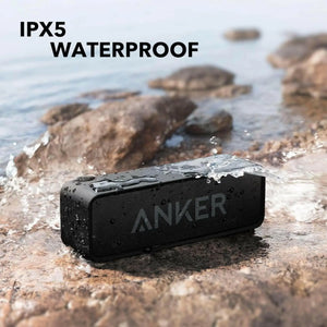 Anker Soundcore Bluetooth Speaker with IPX5 Waterproof, Stereo Sound, 24H Playtime, Portable Wireless Speaker for iPhone, Samsung and More