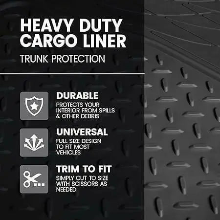 BDK-Mt-785 Heavy Duty Cargo Liner Floor Mat-All Weather