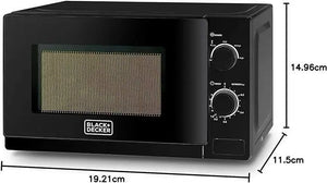 BLACK+DECKER 20 Litters 700w microwave black