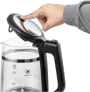 BLACK+DECKER Glass Kettle Double Wall 1.7L 2200W - GK220-B5