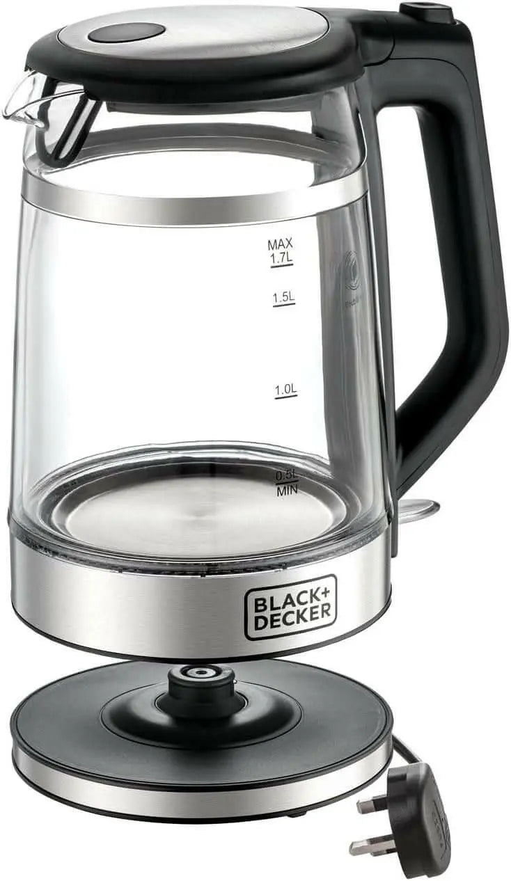 BLACK+DECKER Glass Kettle Double Wall 1.7L 2200W - GK220-B5