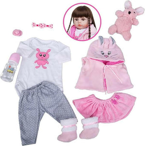 Pink and Dolls - Beauenty Reborn Baby Doll 22"Pink and Dolls