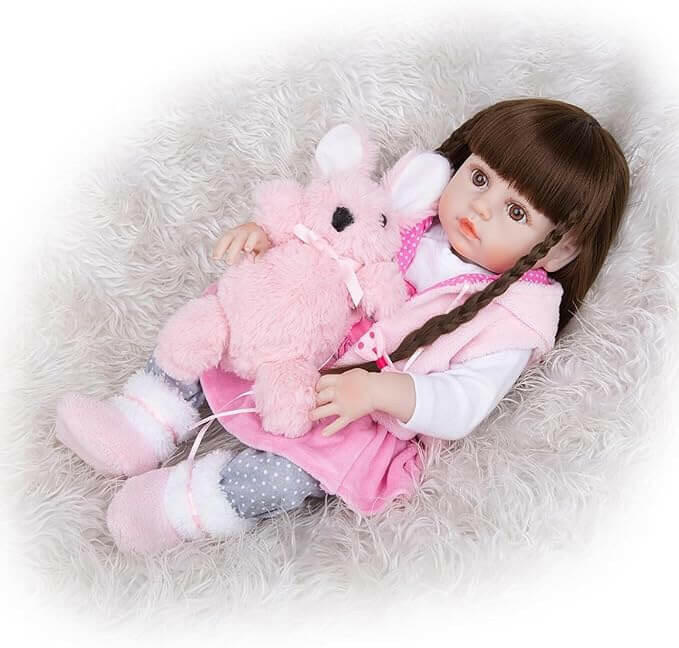 Pink and Dolls - Beauenty Reborn Baby Doll 22"Pink and Dolls