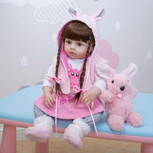 Pink and Dolls - Beauenty Reborn Baby Doll 22"Pink and Dolls