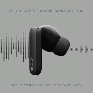 CMF by Nothing Buds Pro Wirelesss Earphones with 45 dB ANC, Ultra Bass Technology, Custom Dynamic Bass, IP54 Dust and Water Resistance, 6 HD Mics and Up to 39 Hours of Battery