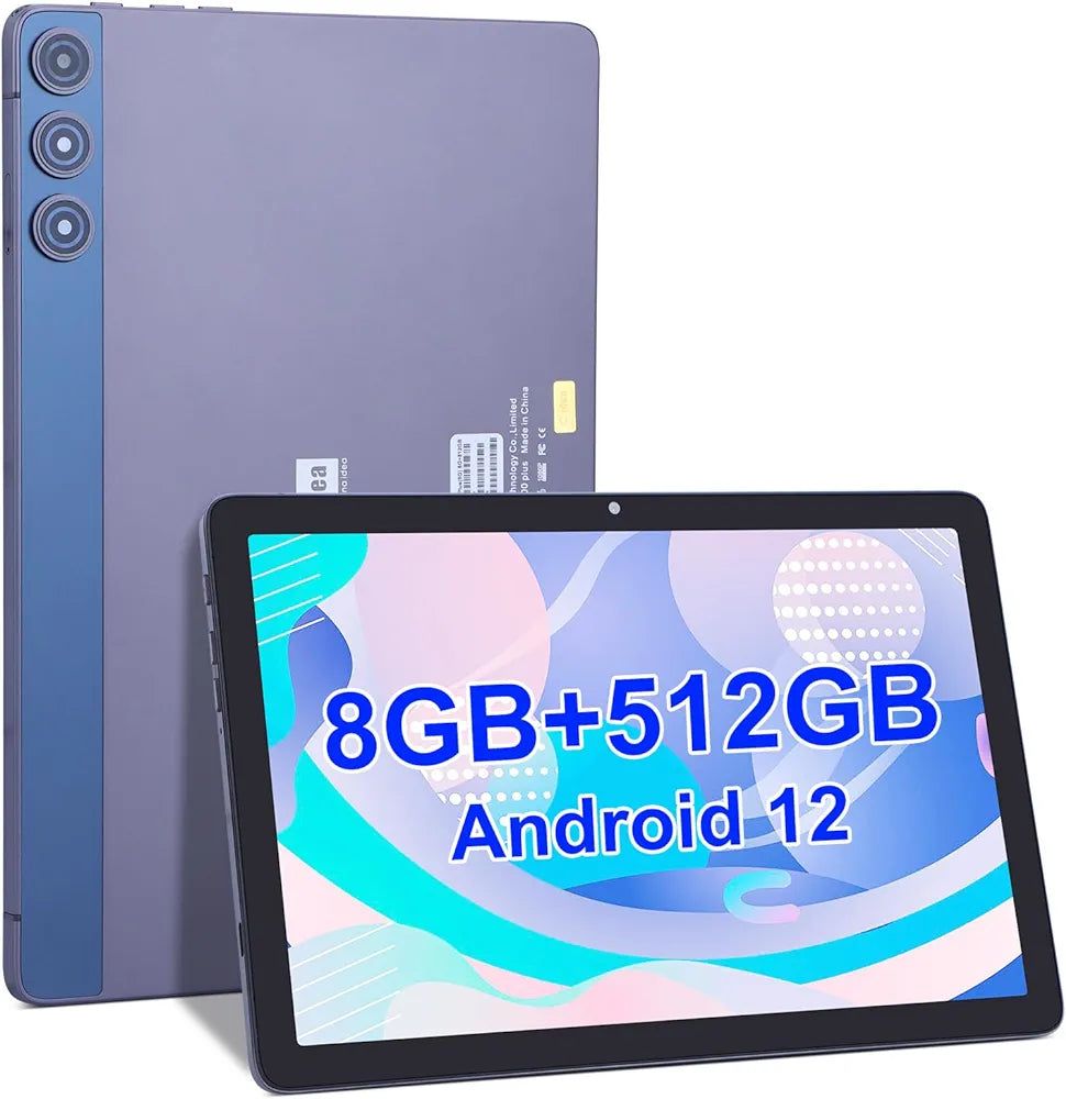 Android Tablet 12, C Idea 10 Inch Tablet, , 5G Dual SIM Tablet 8GB RAM 512GB ROM 512GB TF, 10000mAh Battery with Bluetooth Keyboard CM8500 Plus