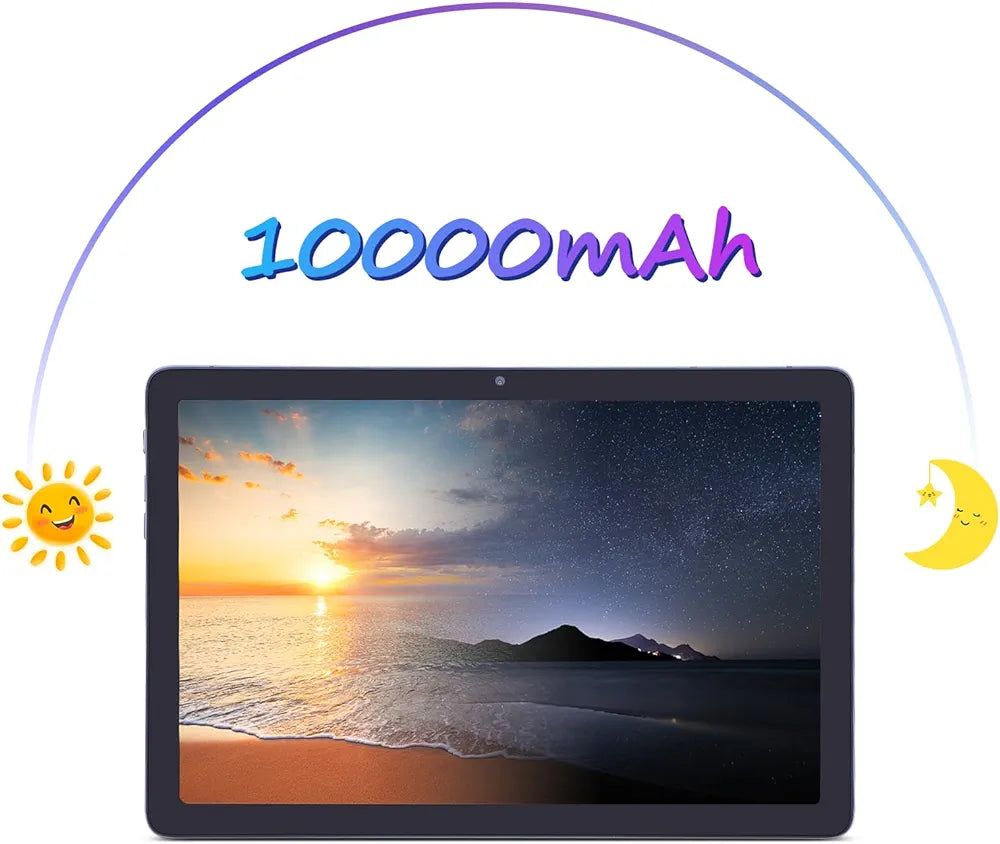 C Idea 10 Inch Tablet, Android 12 Tablet, 5G Dual SIM Tablet 8GB RAM 512GB ROM 512GB TF, 10000mAh Battery with Bluetooth Keyboard CM8500 Plus