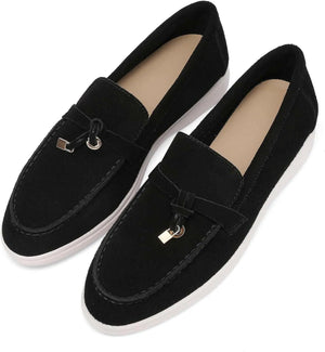 Celbreez Flats Loafers Comfortable Loafers for Women Round Toe Suede Lightweight Slip-on Moccasins Shoes Classic Casual Driving Penny Loafers