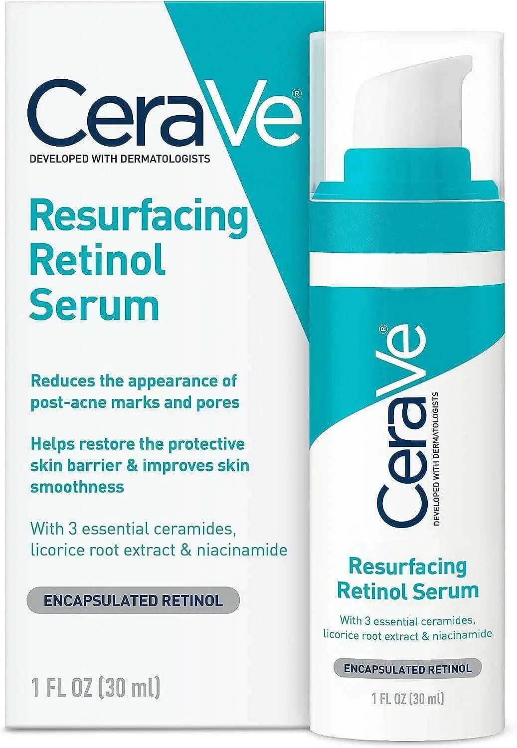 CeraVe Retinol Serum for Acne Marks & Skin Texture