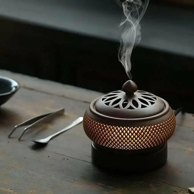 Ceramic Electric Incense Burner, Electronic Aroma Diffuser