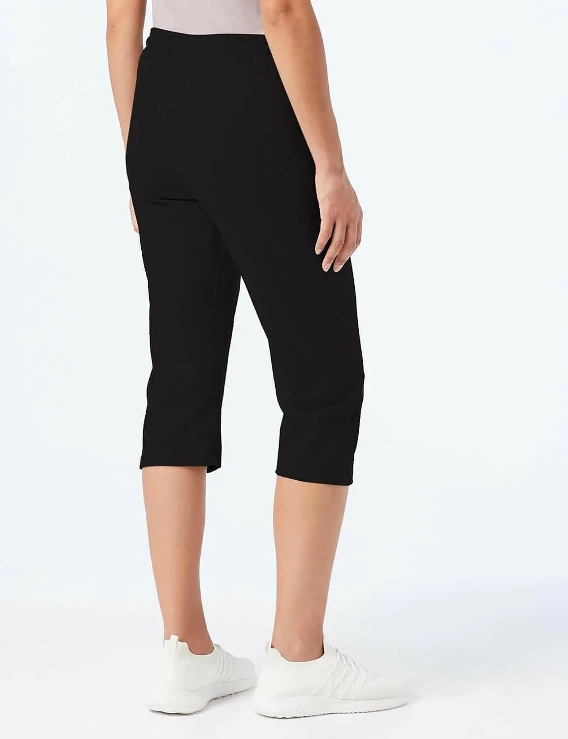 Champion Women's Jersey Capri Sweatpants, Black