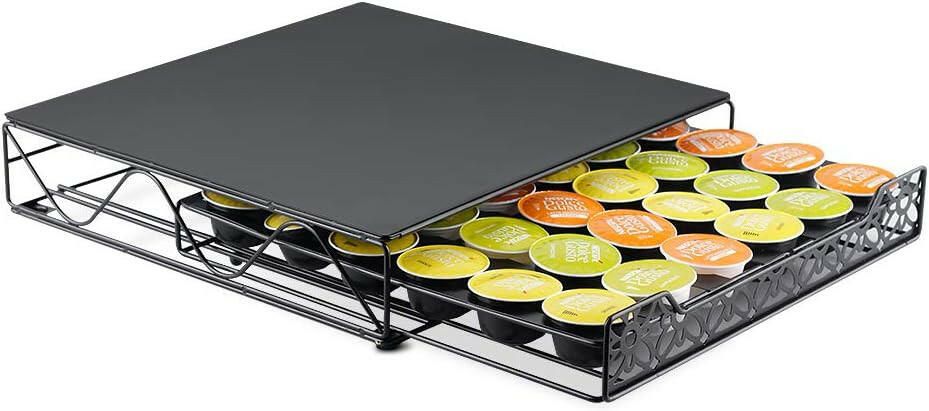 Coffee Pod Holder Coffee Pod Storage Drawer Kitchen Organizer Compatible with Dolce Gusto Pods Stores 36 Pods