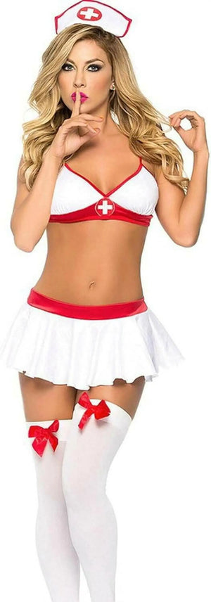 Cosplay Nurse Uniform Lingerie Fashion Sexy Uniform Hollow Out Suit Lingerie Temptation Underwear Jumpsuit