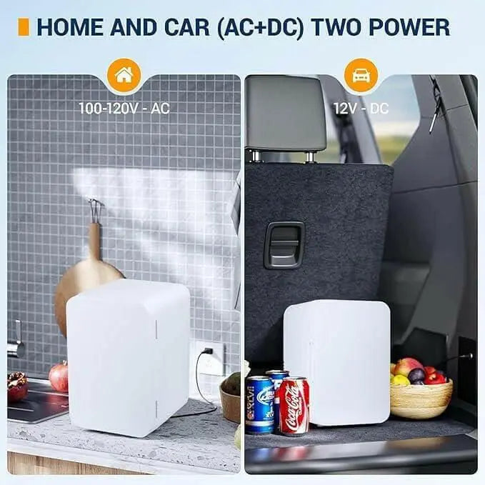 8L Mini Fridge Travel Refrigerator AC/DC Cooler and Warmer