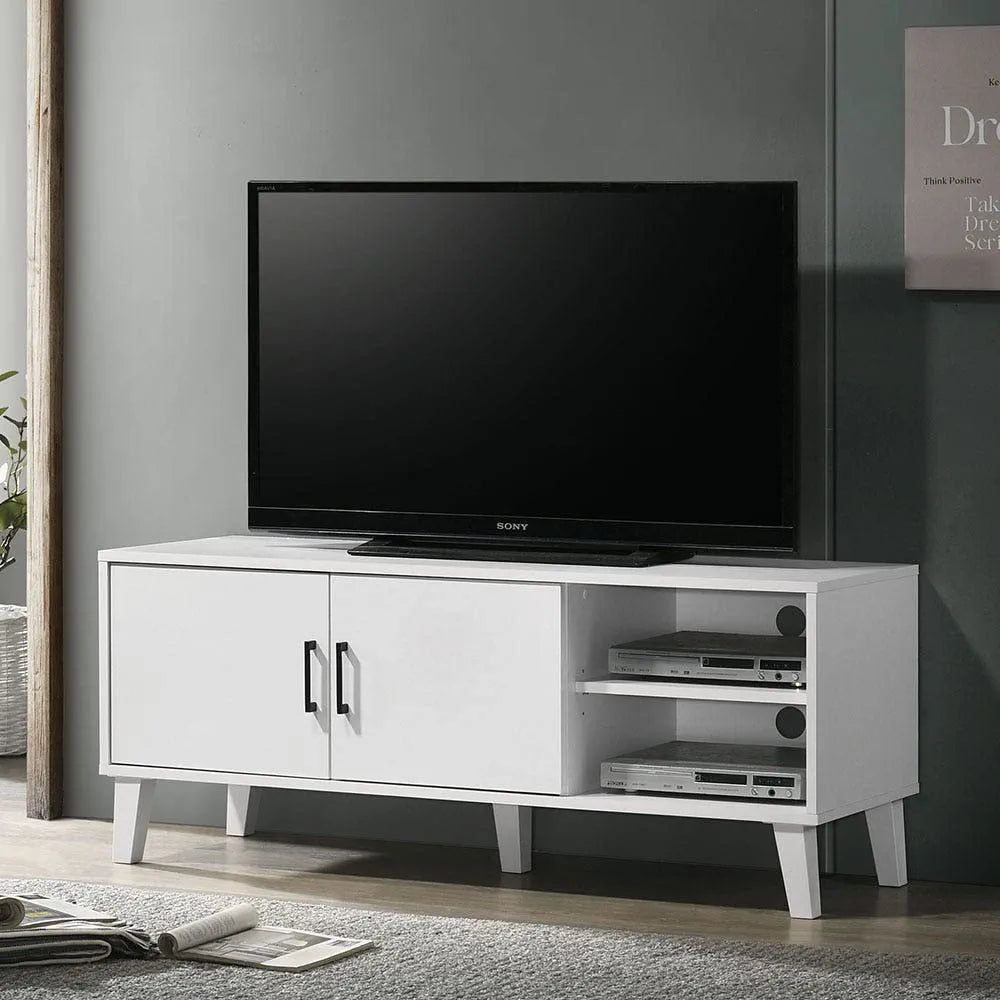 Arroll TV Cabinet for TV up to 32 Inch I Entertainment Modern Design, Wooden TV Stand for Living Room Bedroom I TV Shelf L 120 x Width 40 x H 49 cm