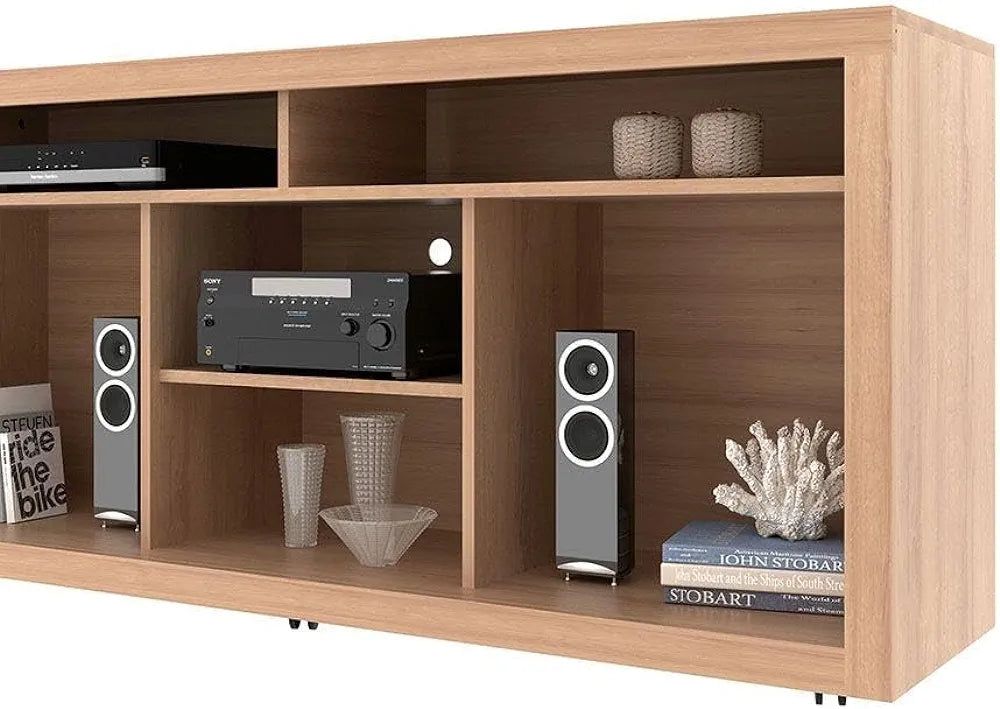 TV cabinet up to 55 inches from Zoyi | TV Wall Unit for Entertainment | Wooden TV stand | Media Console Table for Living Room L144 x W38 x H67 cm
