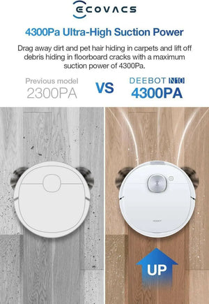 ECOVACS Robot Vacuum Cleaner and Mop DEEBOT N10