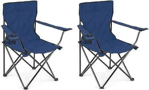 ECVV (2 Pcs) Portable Folding Beach Camping Chair