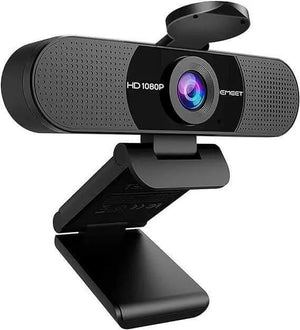 EMEET 1080P Webcam with Microphone, C960 Web Camera, 2 Mics