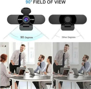 EMEET 1080P Webcam with Microphone, C960 Web Camera, 2 Mics