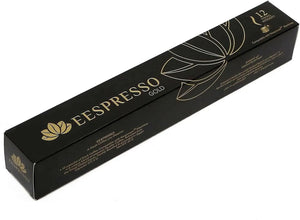 ESPRESSO Gold 10 capsules compatible with NESPRESSO machines intensity 12